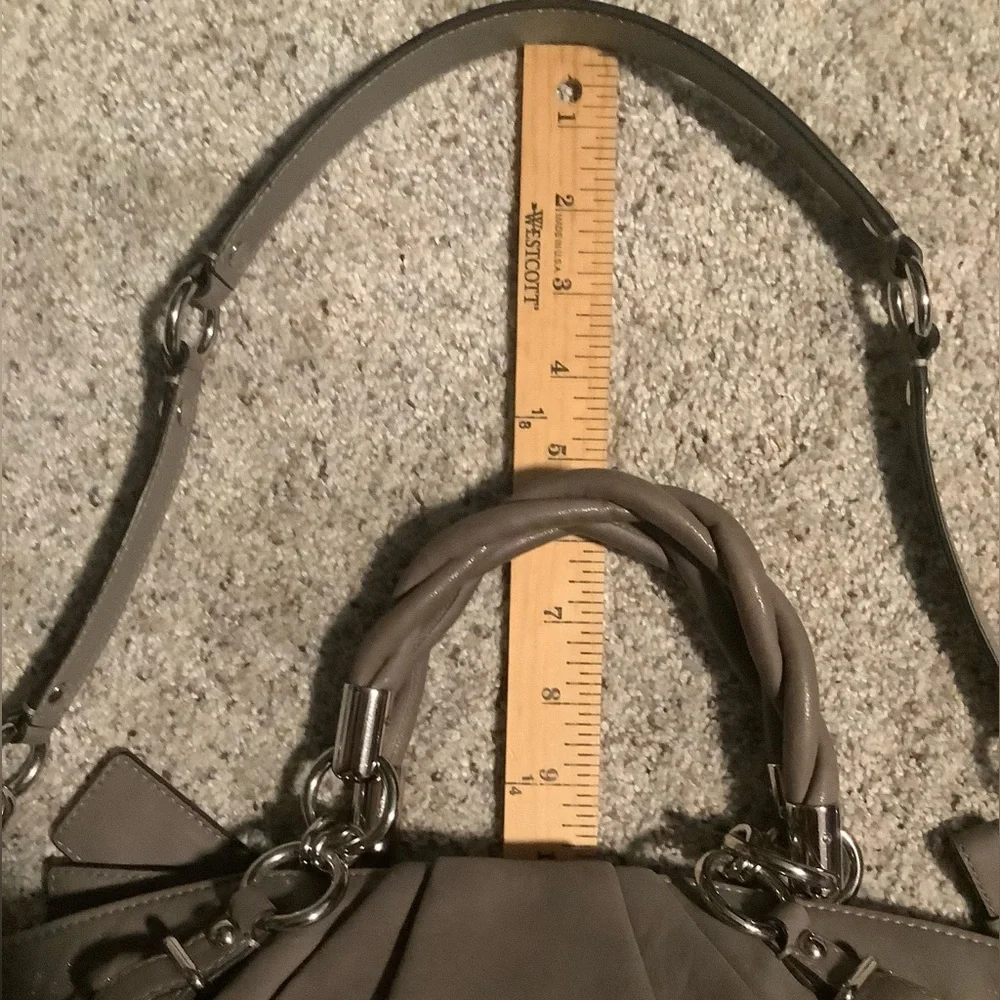 Coach Madison Flint Leather Pleated Satchel-NWT #D1182-17773 - Picture 8 of 12